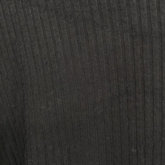 NWT Ophelia Roe Women's Ribbed Knit Turtleneck Dress Puff Sleeve Black Size 2X - Picture 11 of 11